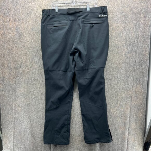 Columbia Pants Mens 38x32 Black Belted Ridge II Run lined Hiking Snowpants - Picture 5 of 12